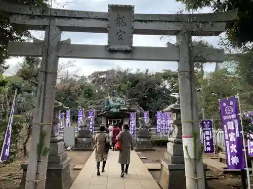 江島神社の鳥居