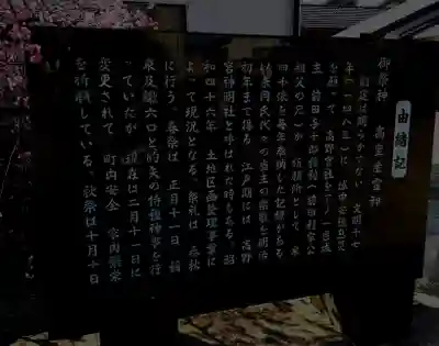 高野宮社の歴史