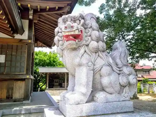 森岡八幡社の狛犬