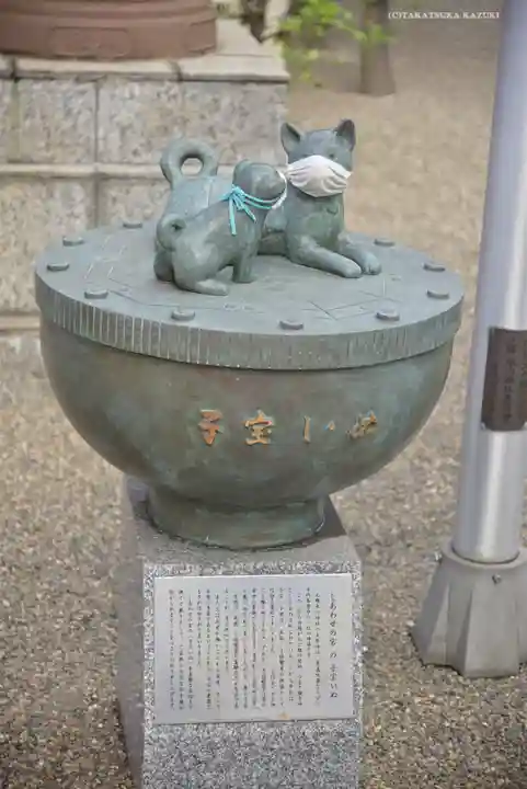 元郷氷川神社の狛犬