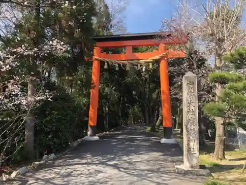 廣瀬大社の鳥居