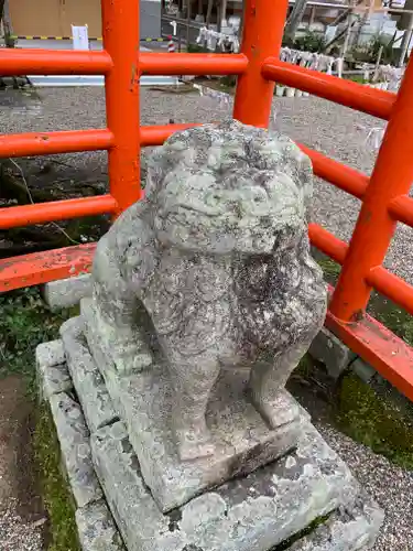 龍田大社の狛犬