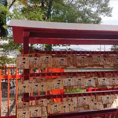生島足島神社の絵馬
