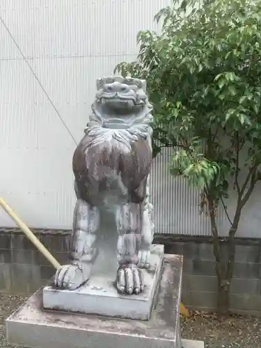 羽田八幡宮の狛犬