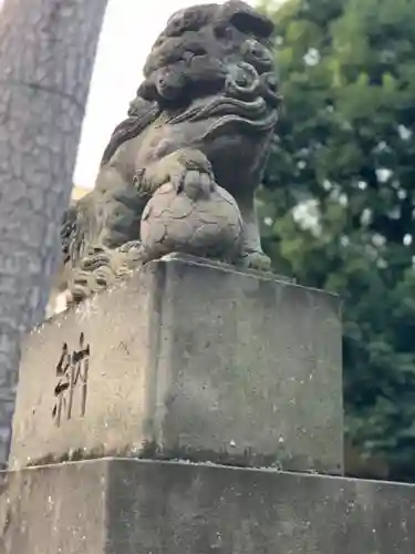 天沼八幡神社の狛犬