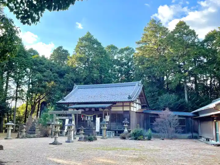 白川神社の本殿・本堂