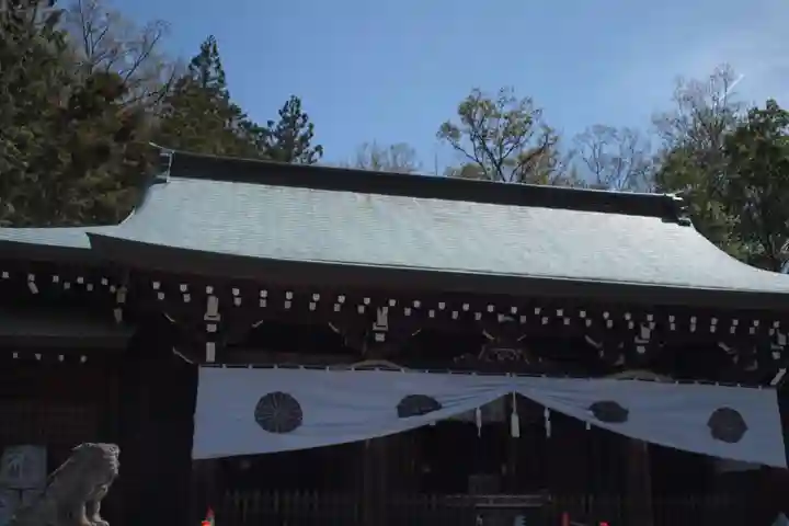 山梨縣護國神社の本殿・本堂