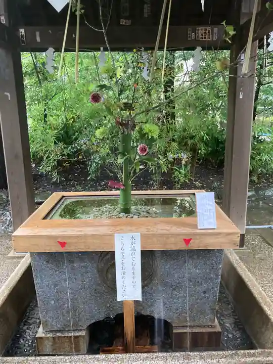 赤坂氷川神社の手水舎
