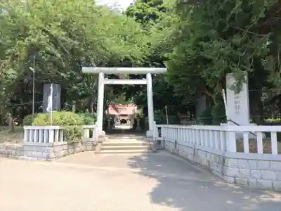 宇都母知神社の鳥居
