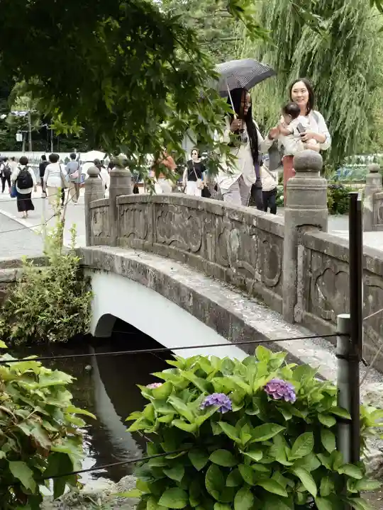 寛永寺不忍池弁天堂の庭園