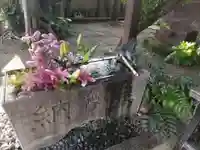 柏諏訪神社の手水舎