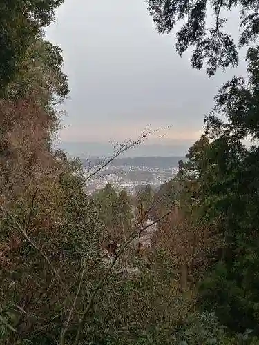 宝山寺の景色