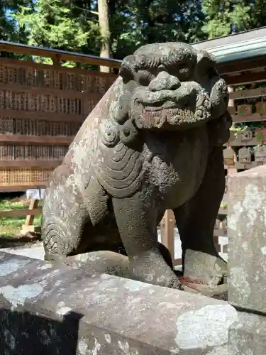 間々田八幡宮の狛犬