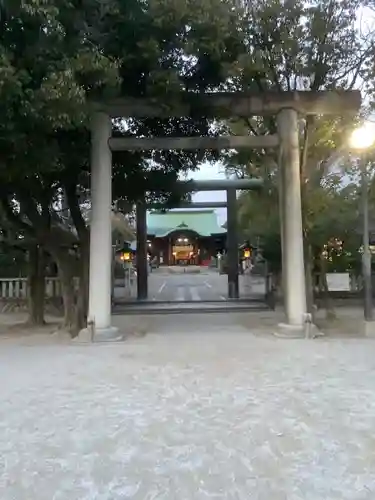 溝旗神社（肇國神社）の鳥居