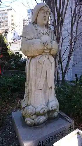 成子天神社の像