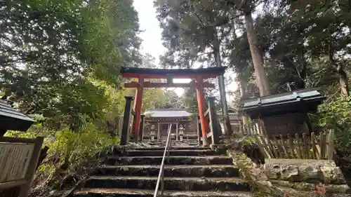 瀧蔵神社の鳥居