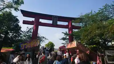 亀戸天神社の鳥居