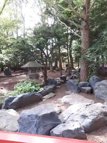 琴似神社の庭園