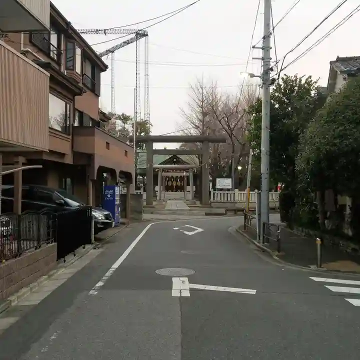 上小松天祖神社の鳥居