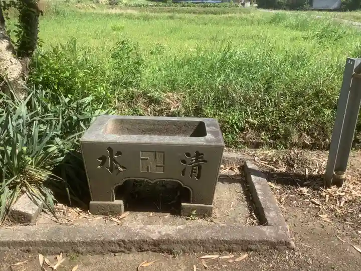 榧の木弘法堂の手水舎