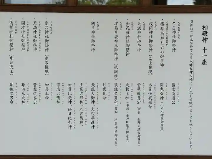 久居八幡宮(野邊野神社)(三重県)