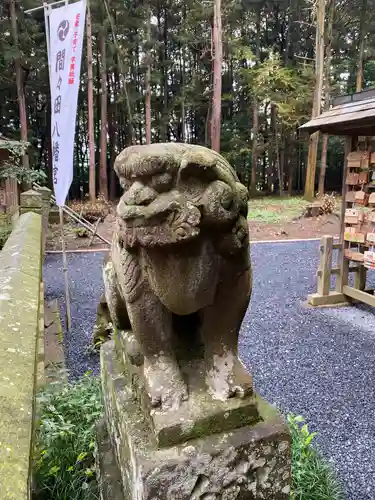 間々田八幡宮の狛犬