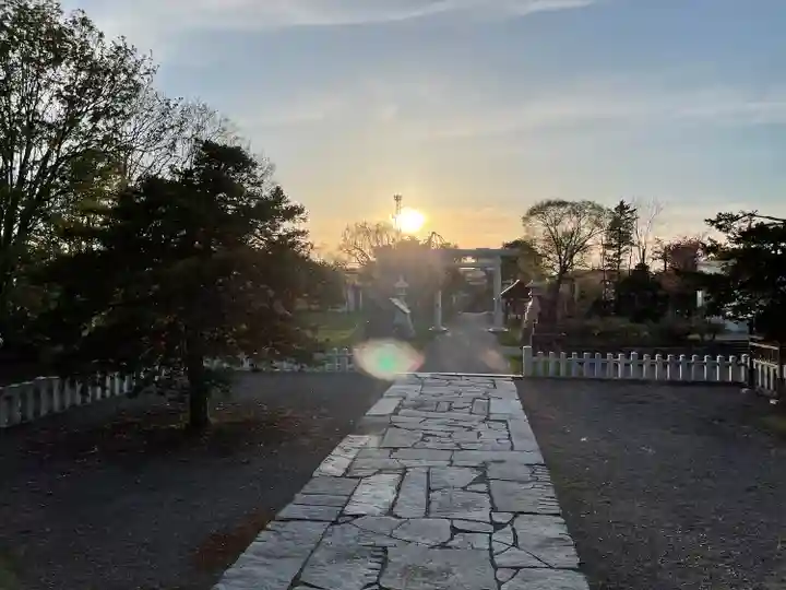 滝川神社の景色