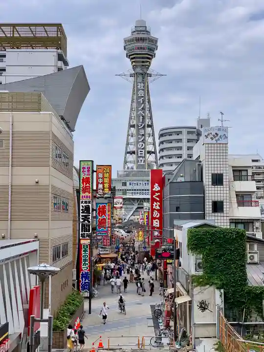 ビリケン神社の周辺