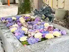 蛇窪神社の手水