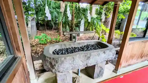 鎮守氷川神社の手水