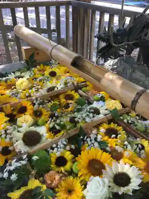 豊平神社の手水舎