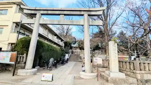 北澤八幡神社の鳥居