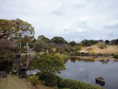 出水神社の庭園