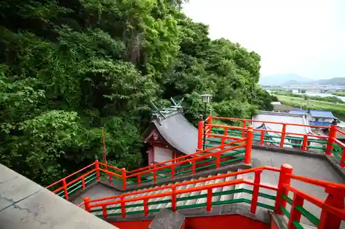 草戸稲荷神社の景色