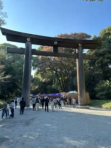 明治神宮の鳥居