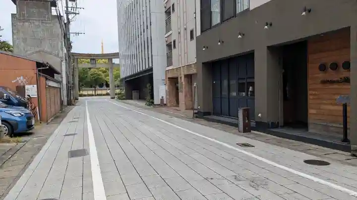 新硯稲荷神社(櫛田神社飛地境内)の周辺