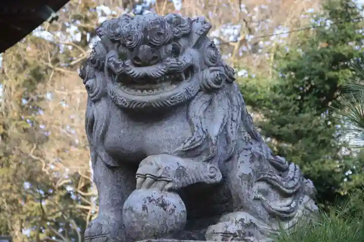 田村神社の狛犬