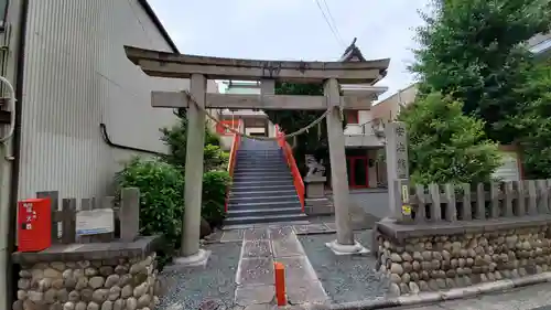 安海熊野社の鳥居