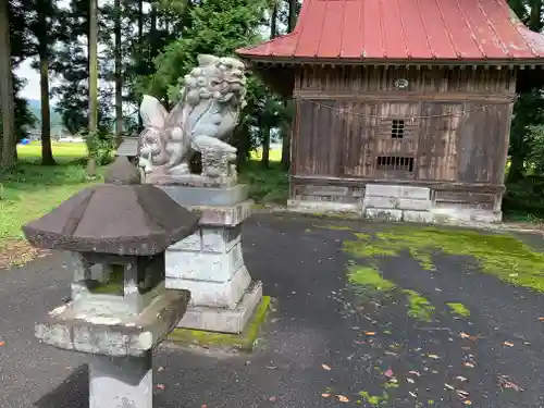 知恵神社の狛犬