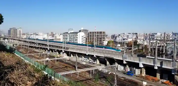 向陵稲荷神社の周辺