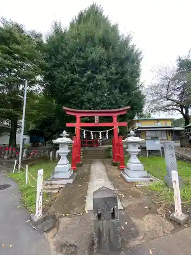 東中野熊野神社の鳥居