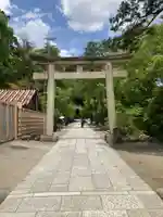 白旗神社の鳥居