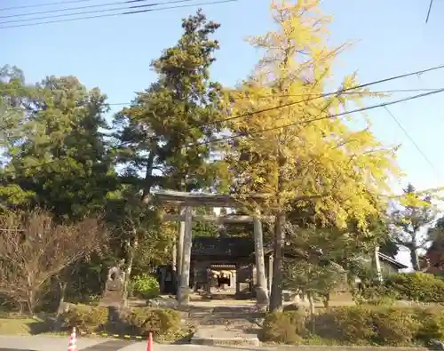 六所神社の鳥居