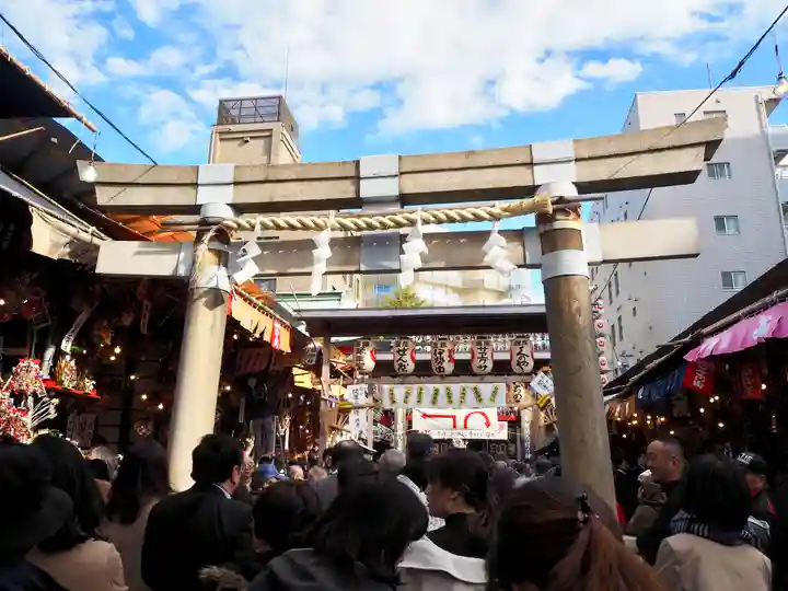 鷲神社の鳥居
