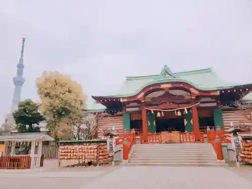 亀戸天神社の本殿・本堂