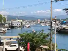 湊三嶋大明神社の景色