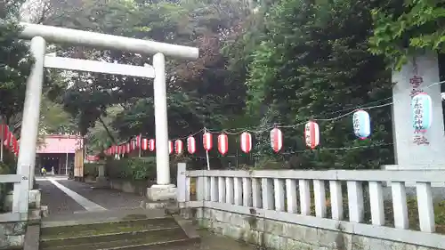 宇都母知神社の鳥居