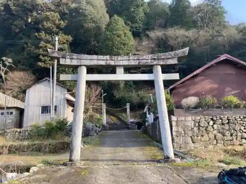 天一神社の鳥居