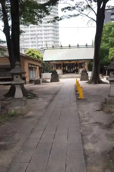 上落合神明神社の本殿・本堂