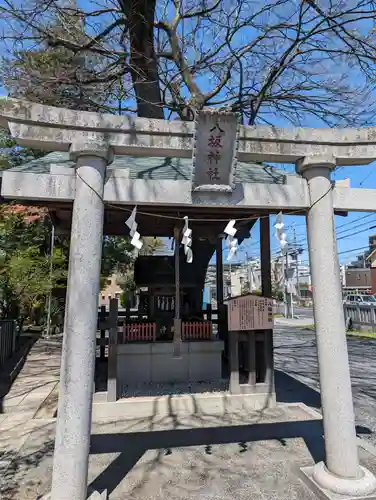越谷香取神社の鳥居